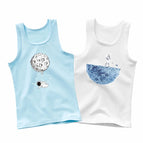 Blue white