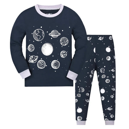 Baby Boy Long Space 2pc Pajama Sleepwear Set