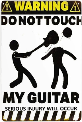 Sign Decor Dont Touch My Guitar Safety Signs - Sign Decor - Niditon - Mad Fly Essentials