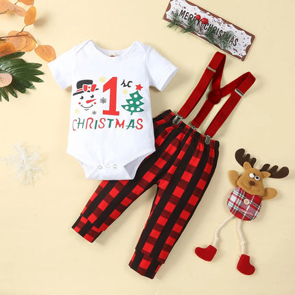 Clothing Set Baby Boy First Birthday Rompers Overalls - Clothing Set - Prowow - Mad Fly Essentials