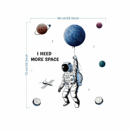 3D Wall Sticker Kids Room Nordic Space Decor - 3D Wall Sticker - Zooyoo - Mad Fly Essentials