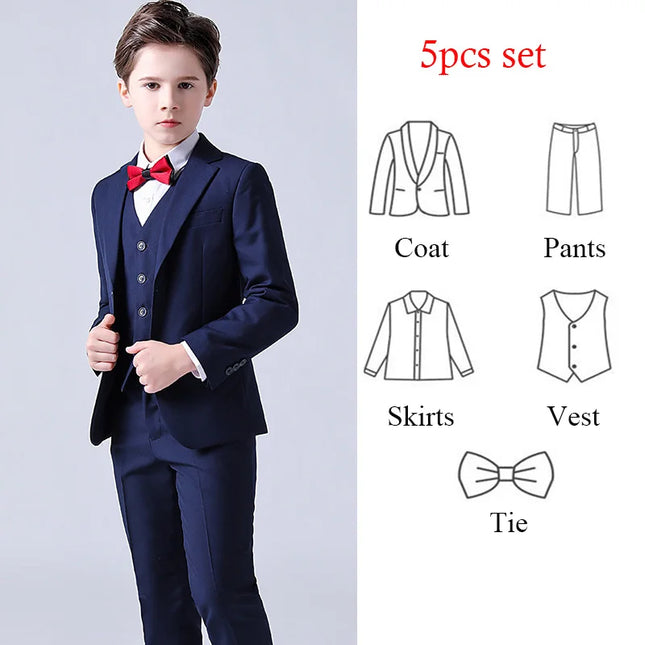 Gentleman Outfit 1-14y Boy Black Wedding Suit - Gentleman Outfit - Nimble - Mad Fly Essentials