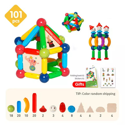 Kids Fun Magnetic Building Blocks Toys - Kids Shop Mad Fly Essentials