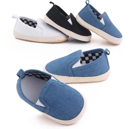 Baby Toddler Solid First Walkers Blue Boys Footwear - Mad Fly Essentials