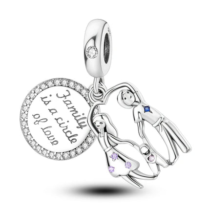 Women Accessories 925 Valentine Love Family DIY Jewelry Charm - Women Accessories - Valentines Day Specials - Mad Fly Essentials
