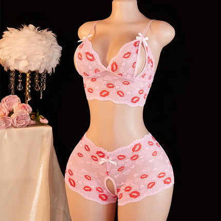 Lingerie Set Women Open Crotch Nightwear Set - Lingerie Set - OJBK - Mad Fly Essentials