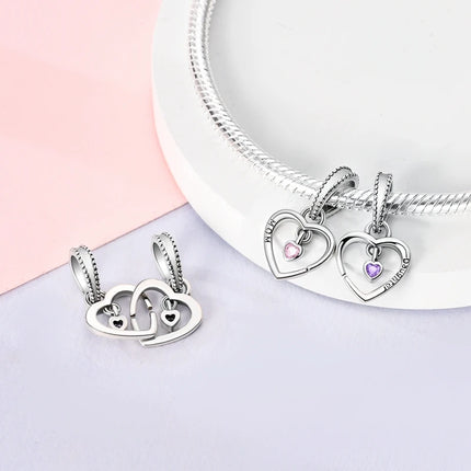 Women Accessories 925 Valentine Love Family DIY Jewelry Charm - Women Accessories - Valentines Day Specials - Mad Fly Essentials