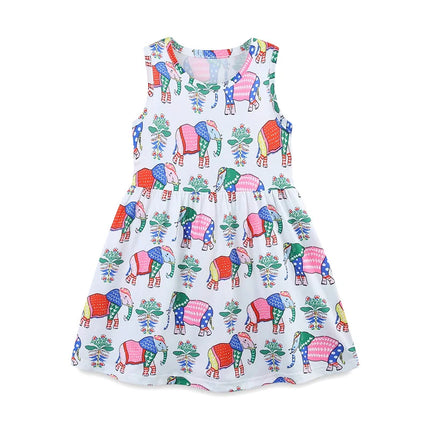 Girl Seasonal Wear 3-8T Summer Princess Birthday Heart Dresses - Girl Seasonal Wear - Jumping Meters - Mad Fly Essentials