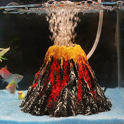 Fish Tank Decor Simulated Volcano Aquarium Decor - Fish Tank Decor - Effosola - Mad Fly Essentials