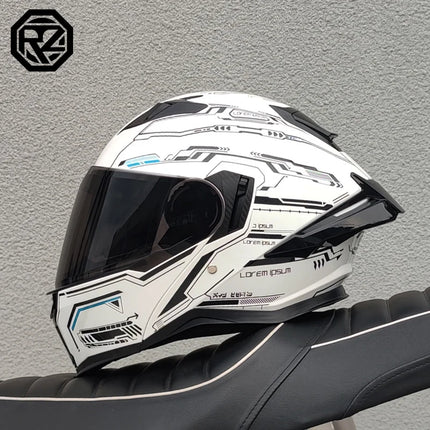Motorcycle Helmet Orz full Face DOT Tribal Helmet - Motorcycle Helmet - Kemimoto - Mad Fly Essentials