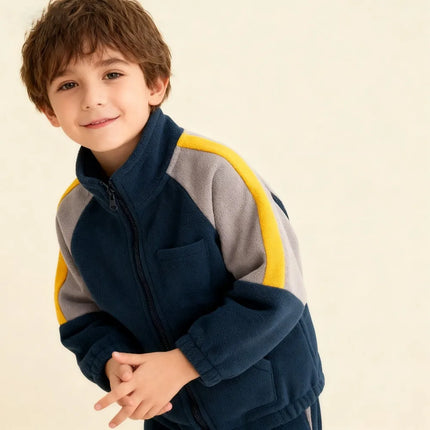 Outerwear Boy Autumn Fleece Winter Blue Jacket - Outerwear - WIldsurfer - Mad Fly Essentials