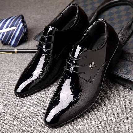 Men Italian Leather Oxford Wedding Loafers