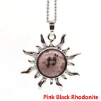 Pink Black Rhodonite