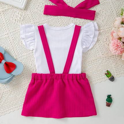 Outfit Set Baby Girl 1st Birthday Pink Skirt - Outfit Set - 27kids - Mad Fly Essentials