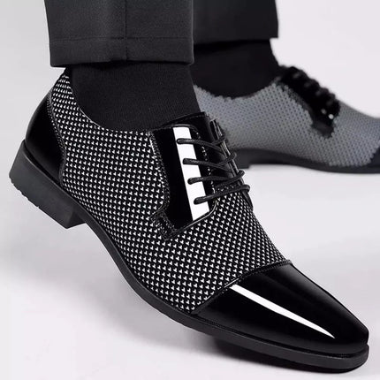 Men Party Formal Black Leather Dress Loafers - Men's Fashion Mad Fly Essentials