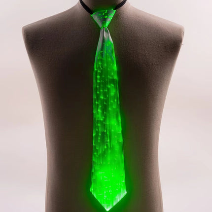 LED Party Light Fiber Optic Light Tie - LED Party Light - GPED - Mad Fly Essentials