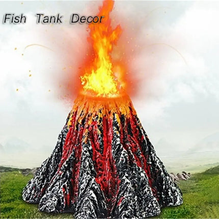 Fish Tank Decor Simulated Volcano Aquarium Decor - Fish Tank Decor - Effosola - Mad Fly Essentials