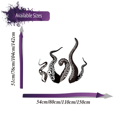 3D Wall Sticker Large Octopus Tentacles Ocean Sticker - 3D Wall Sticker - Nicelet - Mad Fly Essentials