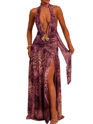 Beach Dress Women Purple Spaghetti Cover-up - Beach Dress - Swimmers Liket - Mad Fly Essentials