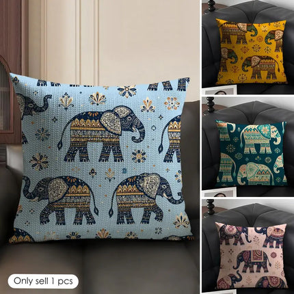 Pillows Decor Indian Moroccan Elephant Animal Pillow - Pillows Decor - Wandering Tribe - Mad Fly Essentials