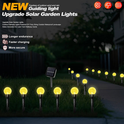 LED Garden Light Solar Bubble Ball Lawn Lamp - LED Garden Light - Wandering Tribe - Mad Fly Essentials