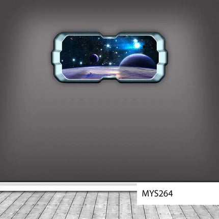 3D Wall Decal Galaxy Spaceship Sticker - Kids Shop Mad Fly Essentials