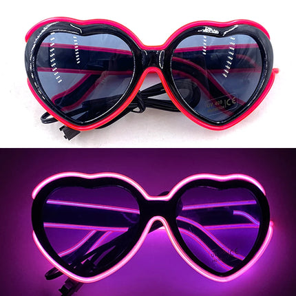 Party Favors Women LED Neon Glow Party Sunglasses - Party Favors - The vinyl Clock - Mad Fly Essentials