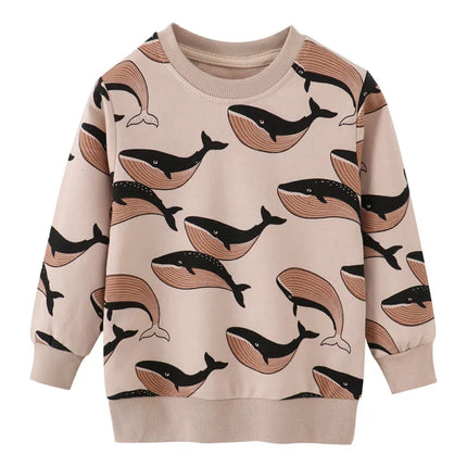 Sweater Baby Boy Long Dinosaur Animal Sweater - Sweater - Jumping Meters - Mad Fly Essentials