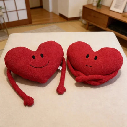 Pillows Decor Smiling Face Love Plush Heart Pillows - Pillows Decor - Lakea - Mad Fly Essentials