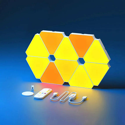 RGB-LED Triangular Quantum Smart Wall Night Light