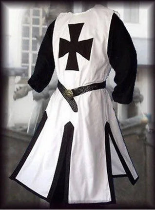 Men Medieval Plus Crusaders Templar Costume Set