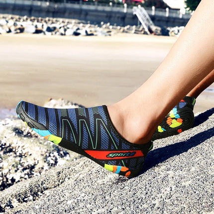 Men Footwear Camouflage Snorkling Aqua Beach Slippers - Men Footwear - Rayan - Mad Fly Essentials