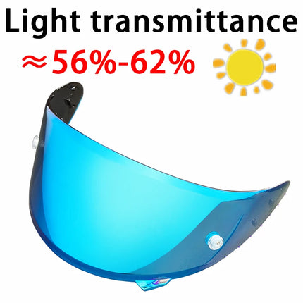 Motorcycle Helmet Visor SHOEI X-14 Z-7 Z7 XSpirit Rainbow Black Lens - Motorcycle Helmet - LVS - Mad Fly Essentials