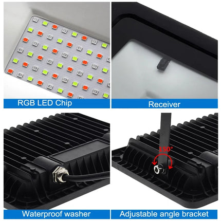 LED Party Light Timeable RGB Outdoor Lighting Floodlight - LED Party Light - Tonoh - Mad Fly Essentials