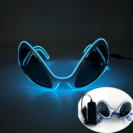 Men Sunglasses Halloween Funny Alien Style Luminous Eyewear - Men Sunglasses - DDDLONG - Mad Fly Essentials