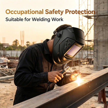 Welding Mask Black Light sensitive probes Solar Powered Helmet - Welding Mask - Jalu - Mad Fly Essentials