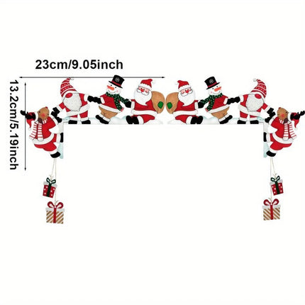 Christmas Decor Santa Snowman Door Frame Toppers - Christmas Decor - XR Partyday - Mad Fly Essentials