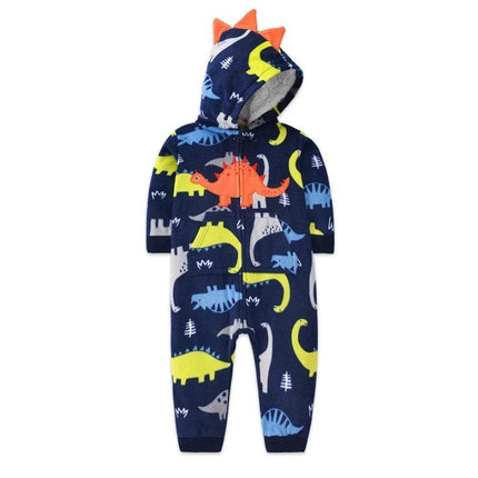 Baby Boys Onesie 6-18M Dinosaur Spring Baby Romper - Mad Fly Essentials
