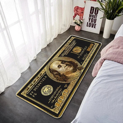 Floor Decor Funny Money Shaped Unique Area Rug - Floor Decor - Retro Rugs - Mad Fly Essentials