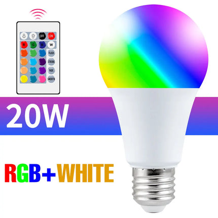 LED Bulb RGB Remote 5-25W E27 Light Bulb - LED Bulb - Avacom - Mad Fly Essentials