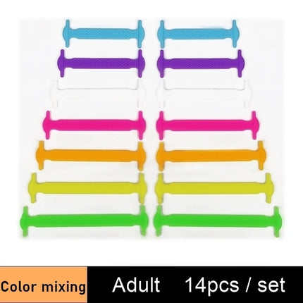 Boys Footwear Silicone Elastic No Tie Shoelaces - Boys Footwear - Basic Gold Yao - Mad Fly Essentials