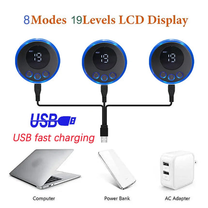 Massager USB Rechargeable EMS Muscle Device - Massager - LEIFU - Mad Fly Essentials