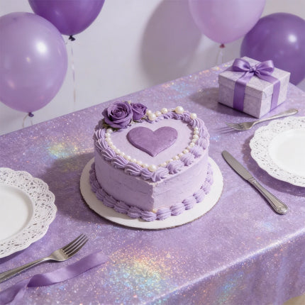 Wedding Decor NewImage Purple Tablecloth Birthday Party Supplies - Wedding Decor - Newimage - Mad Fly Essentials
