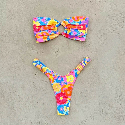 SexyLacey Fashion Beach Wear Summer Women Brazilian Floral Micro Swimwear Bikini Set - Mad Fly Essentials