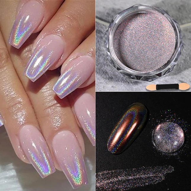 Nail Essentials Rainbow Glitter Holographic Seasonal Decor Gel - Nail Essentials - Julystar - Mad Fly Essentials