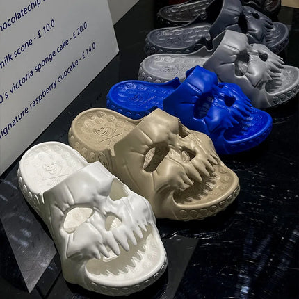 Men Footwear Summer Retro 3D Skull Sandals - Men Footwear - Comwarm - Mad Fly Essentials