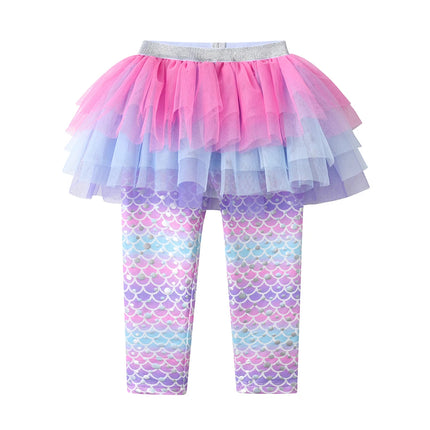 Leggings Baby Girl 3D Rainbow Layered Skirt - Leggings - Vikita - Mad Fly Essentials