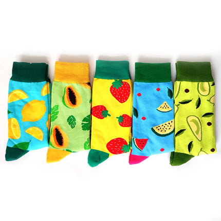 Socks Women Cute Cartoon 4pair Fashion Long Footwear - Socks - Vogul - Mad Fly Essentials