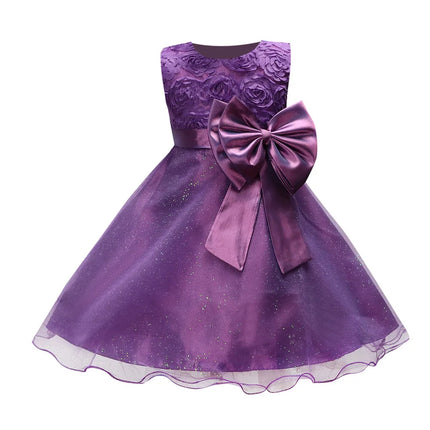Party Dress Girl Summer Bow Wedding Party Dress - Party Dress - Adogirl - Mad Fly Essentials