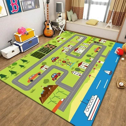 Kids Cartoon Game Carpet Dinosaur Area Rug - Mad Fly Essentials